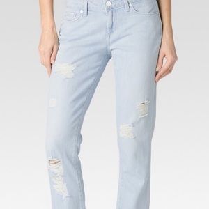 PAIGE Verdugo Crop Distressed 28